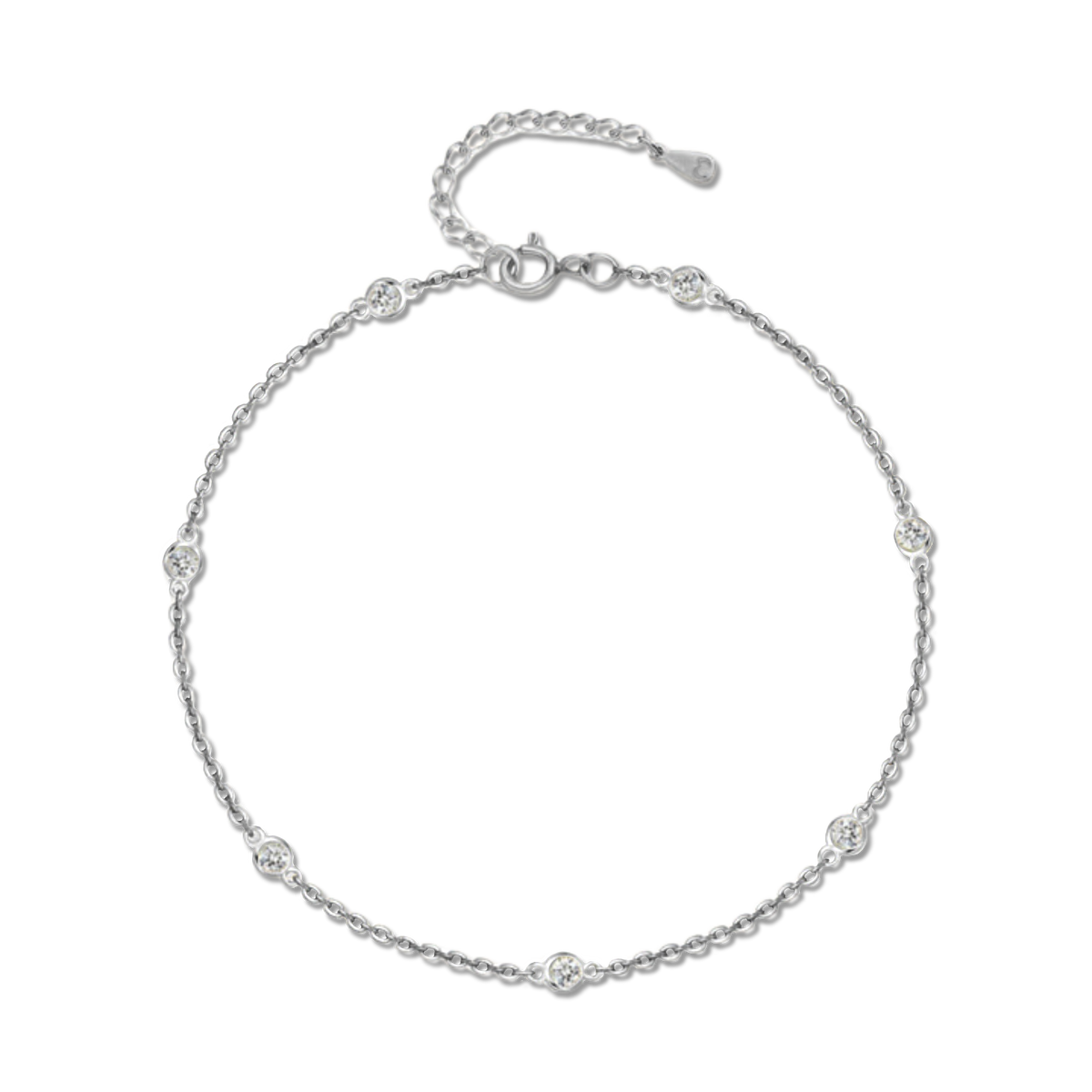 Diamanten Fußkettchen - Emily Schmuck