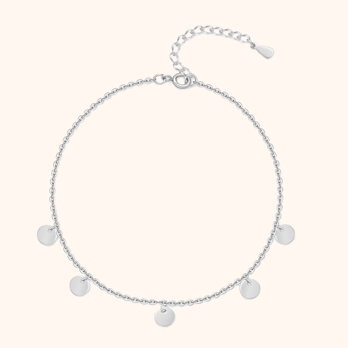 Kreise Fußkettchen - Emily Schmuck