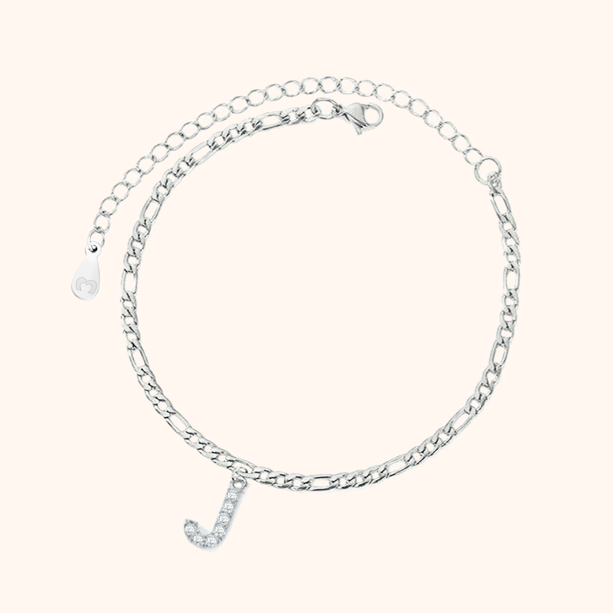 Initialen Fußkettchen - Emily Schmuck