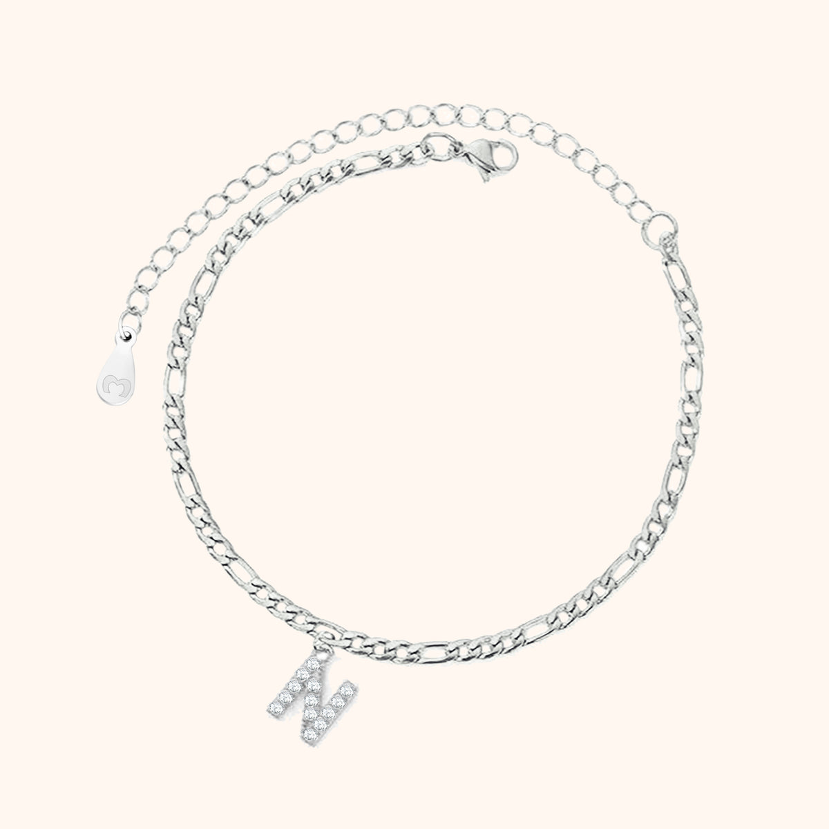 Initialen Fußkettchen - Emily Schmuck