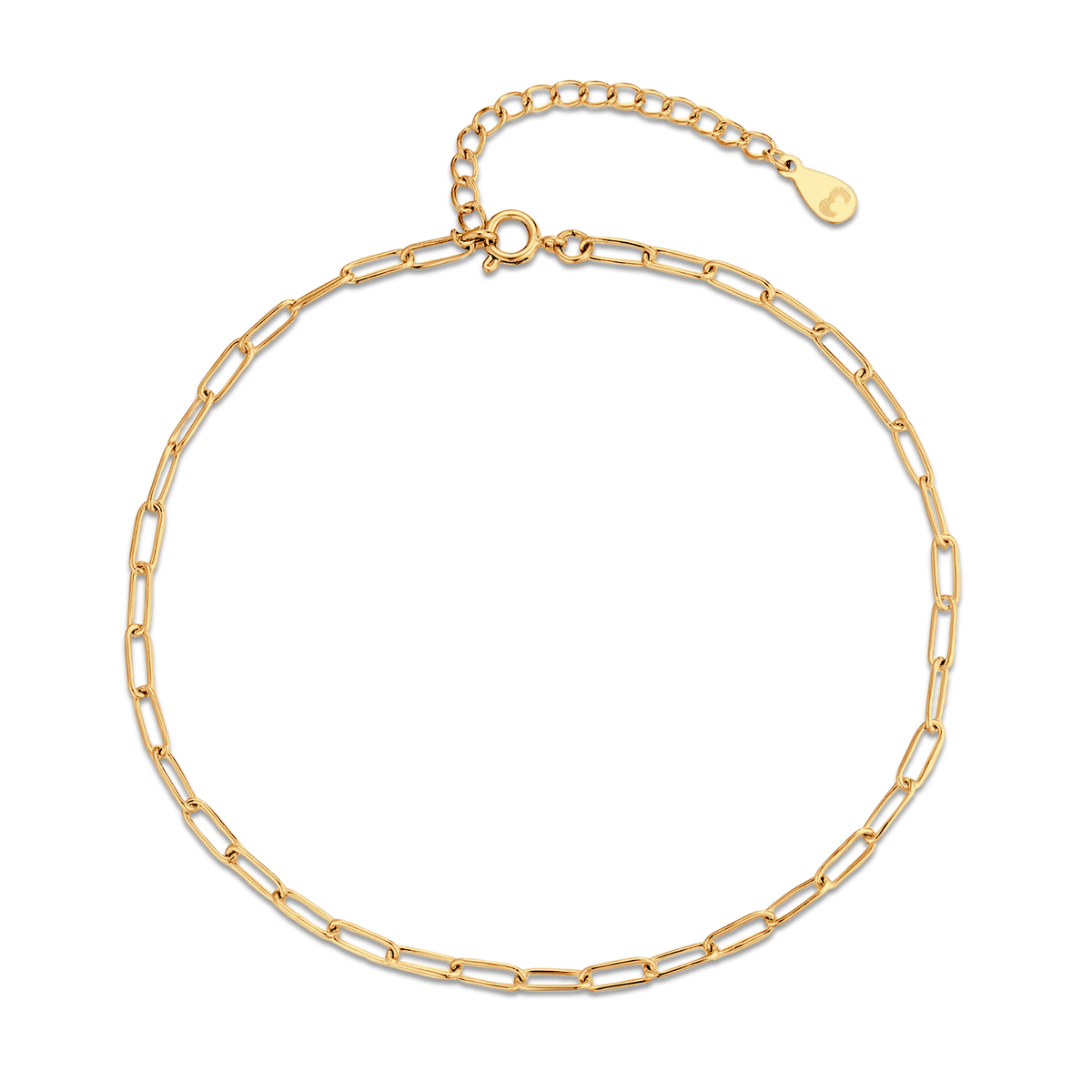 Feine Kettenglieder Fußkettchen - Emily Schmuck