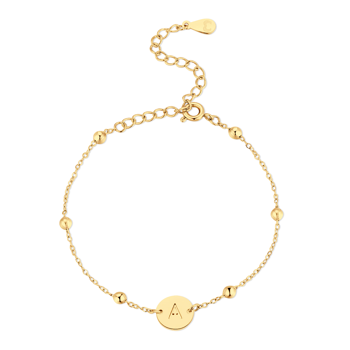 Initiale Kreis Armband - Emily Schmuck