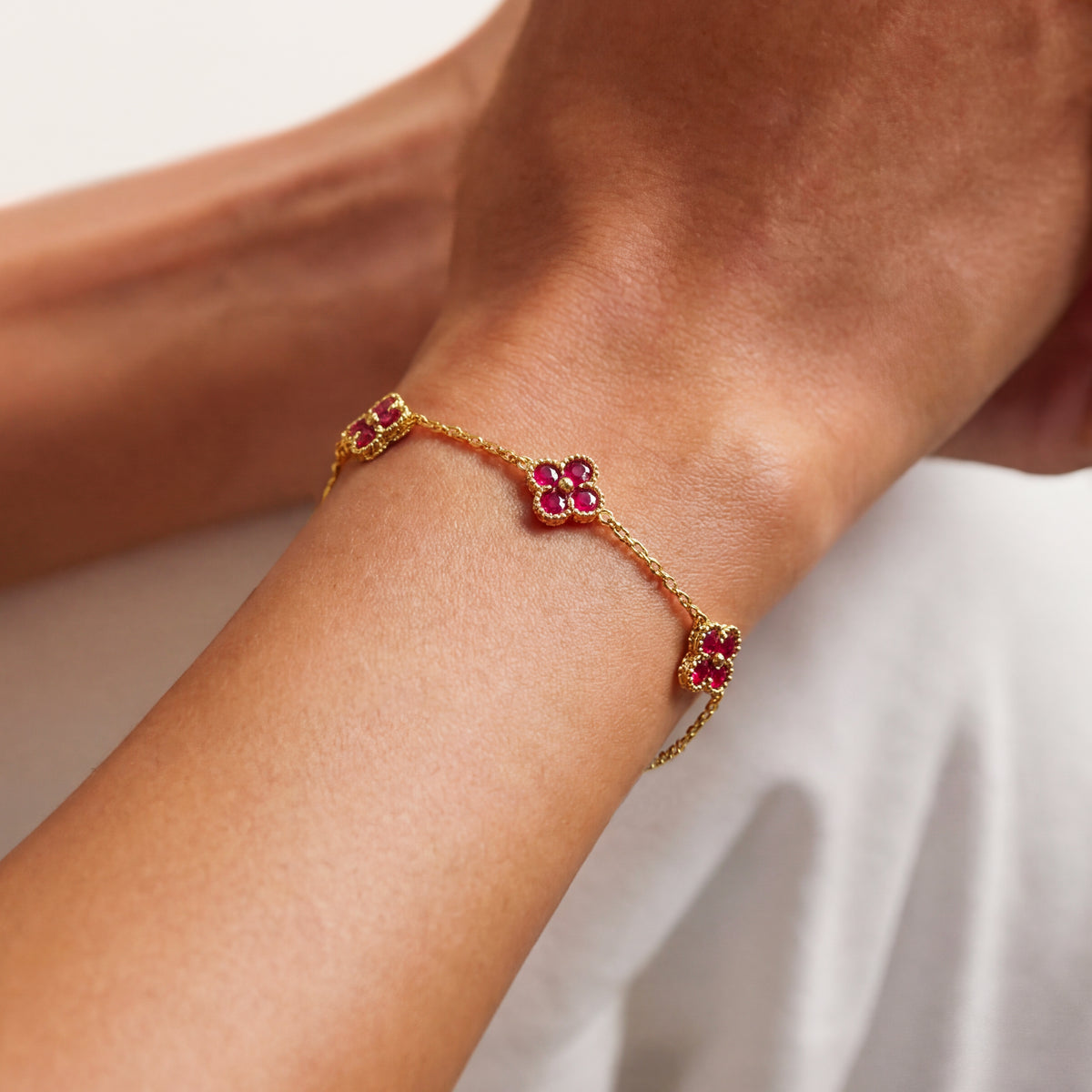Blumen der Saison Armband