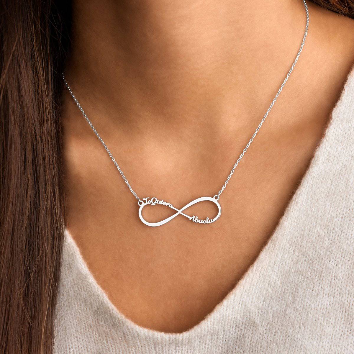 Unendlichkeit Halskette - Personalisiert - Emily Schmuck
