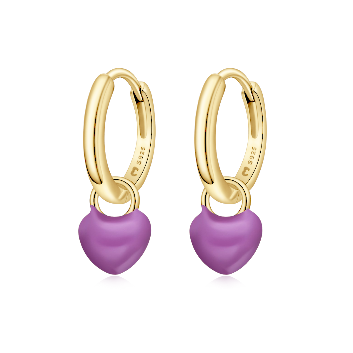 Herz Ringe Ohrringe - Emily Schmuck