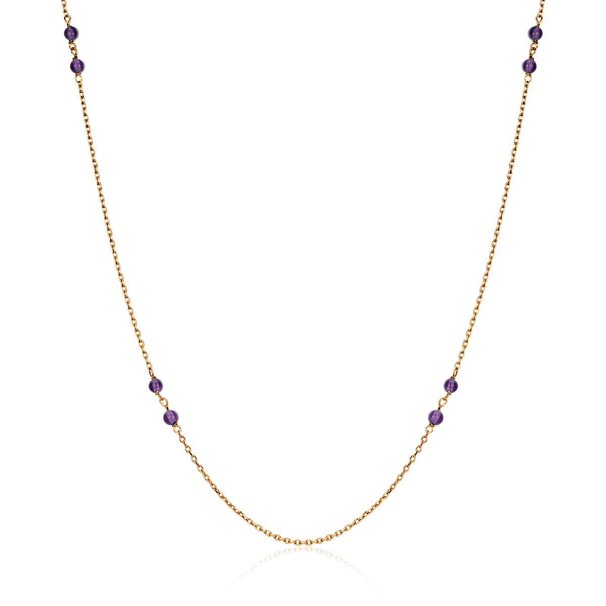 Violetter Halskette