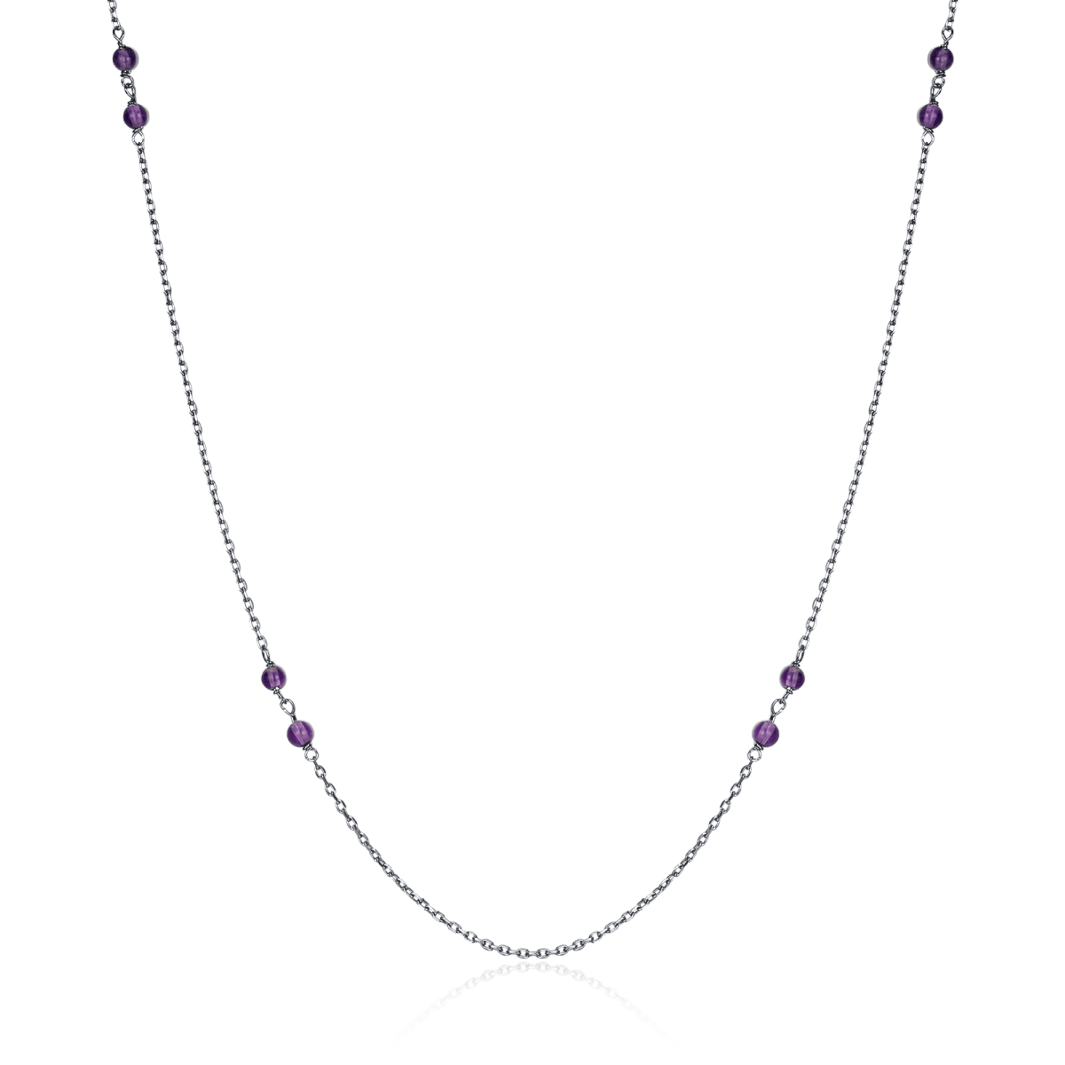 Violetter Halskette
