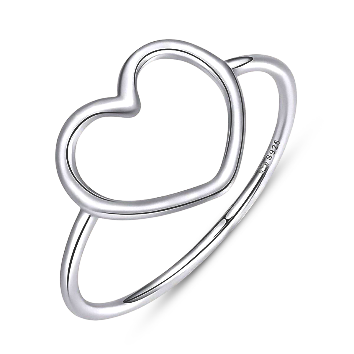 Minimalistisches Herz Ring - Emily Schmuck
