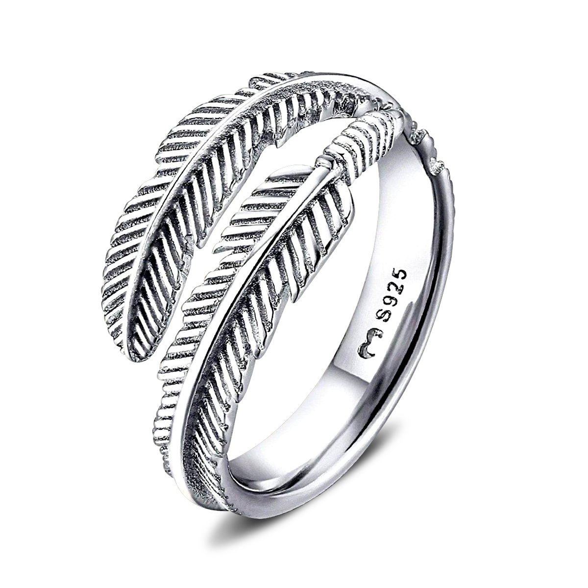 Vogelfedern Ring - Emily Schmuck