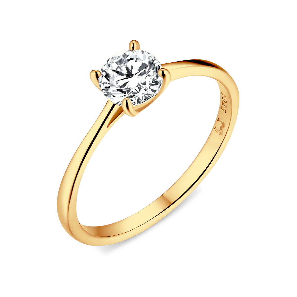 Runder Zirkon Ring - Emily Schmuck