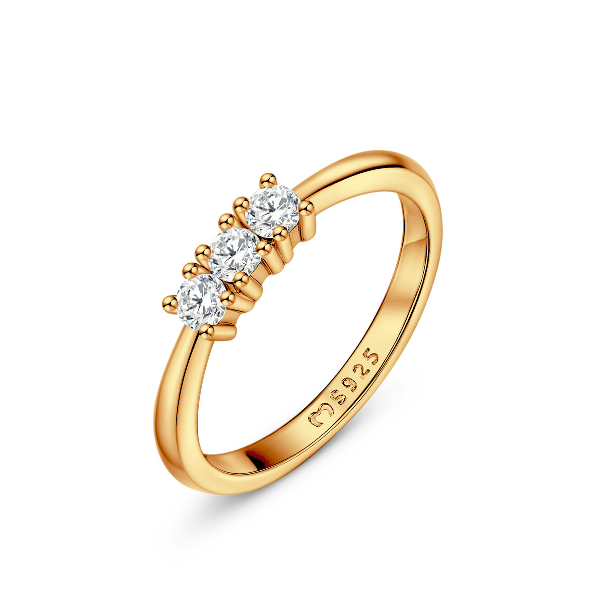 Drei Leuchtende Ring - Emily Schmuck