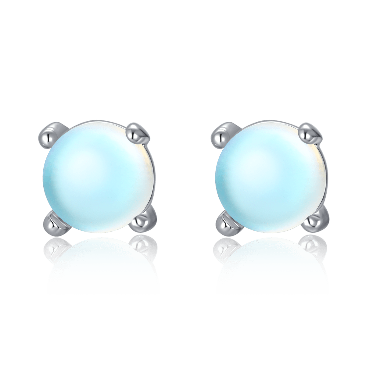 Blaue Kugeln Ohrringe