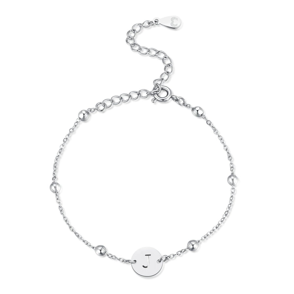 "Initiale Kreis" Armband - Emily Schmuck