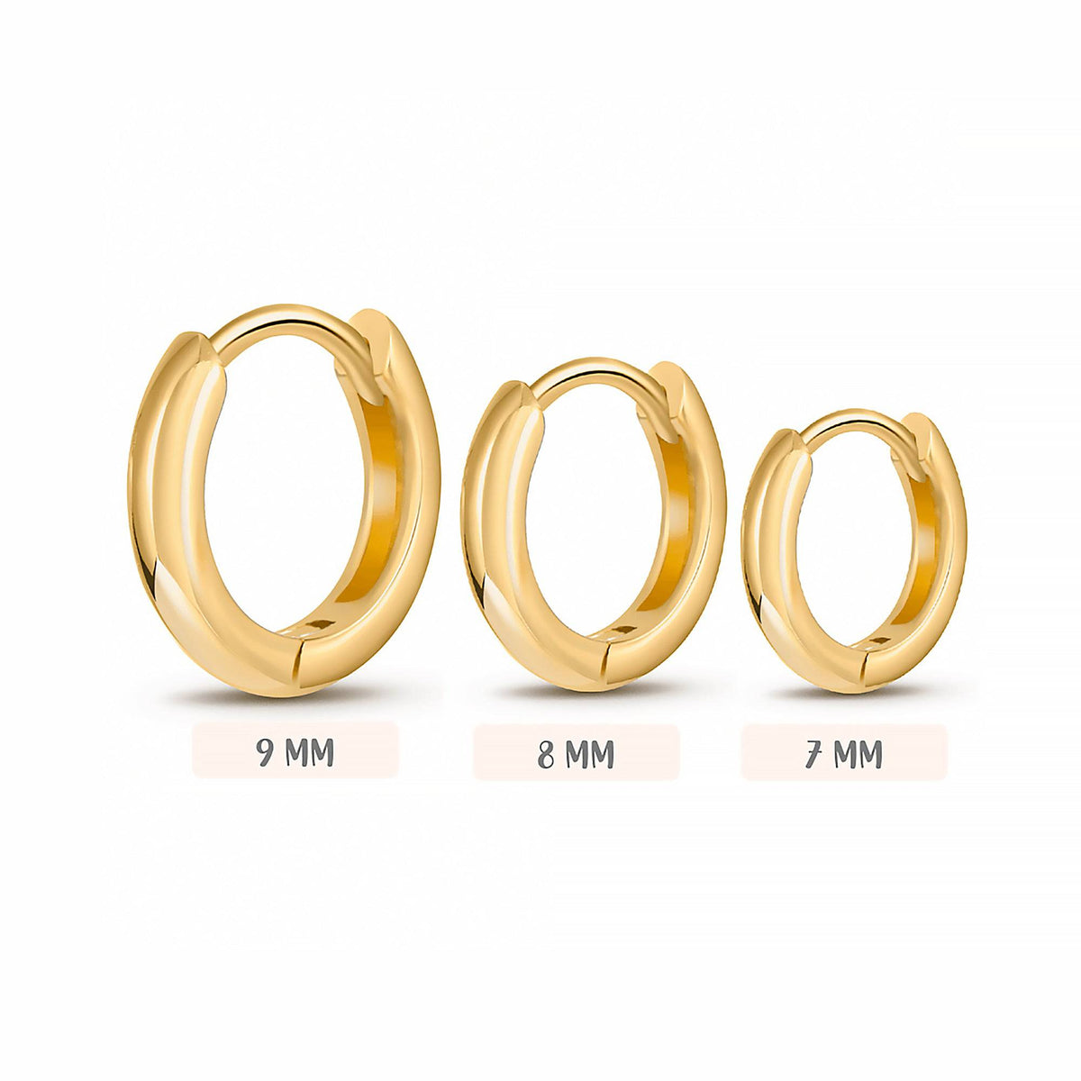 "3-Ringe" Ohrringe - Emily Schmuck