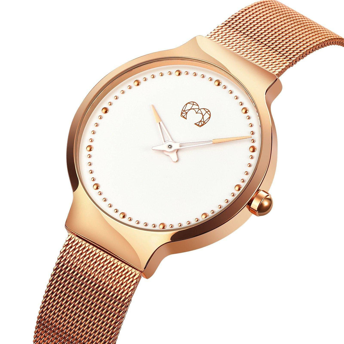 "Basis" Uhr ~ RosaWeiß - Emily Schmuck
