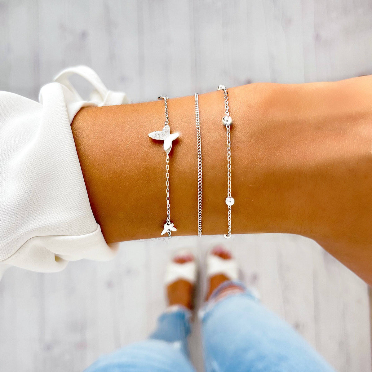 "Drei Schmetterlinge" Armband - Emily Schmuck