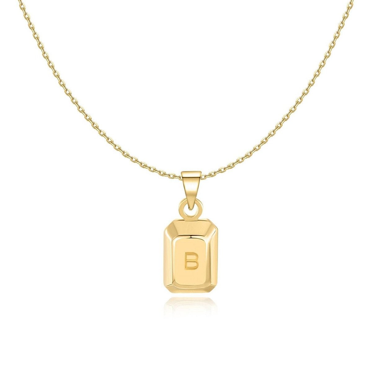 "Initialer Ingot" Halskette - Emily Schmuck