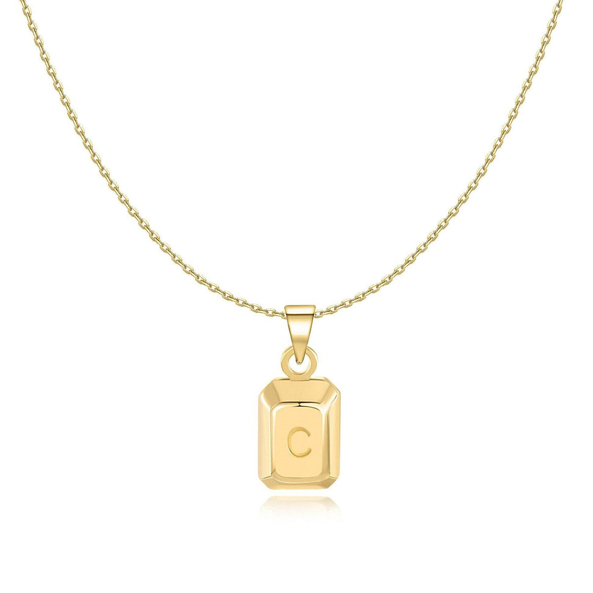 "Initialer Ingot" Halskette - Emily Schmuck