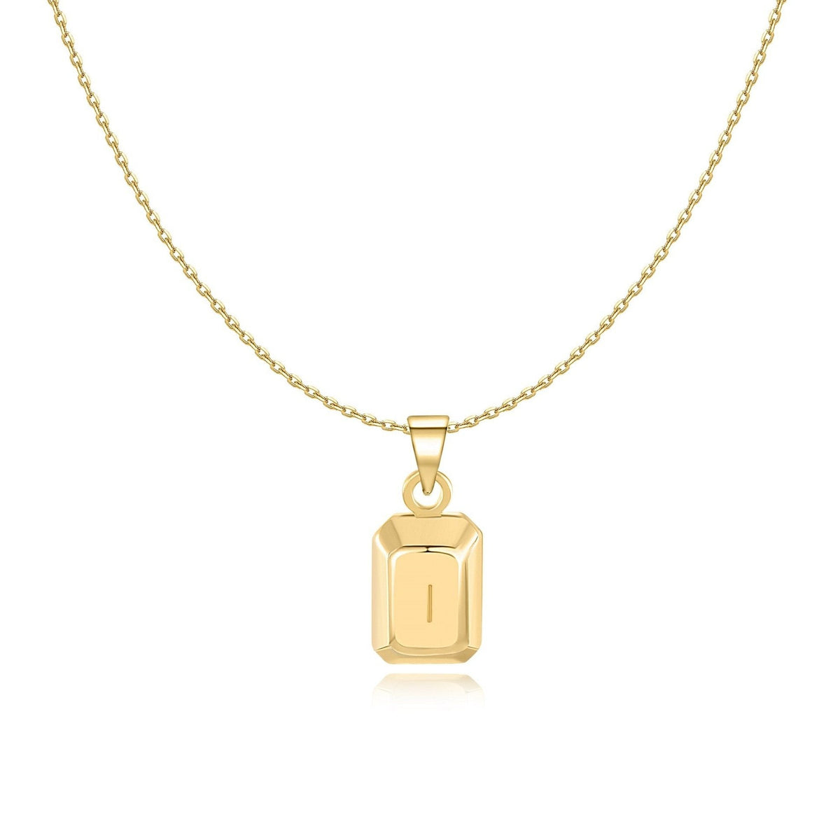 "Initialer Ingot" Halskette - Emily Schmuck