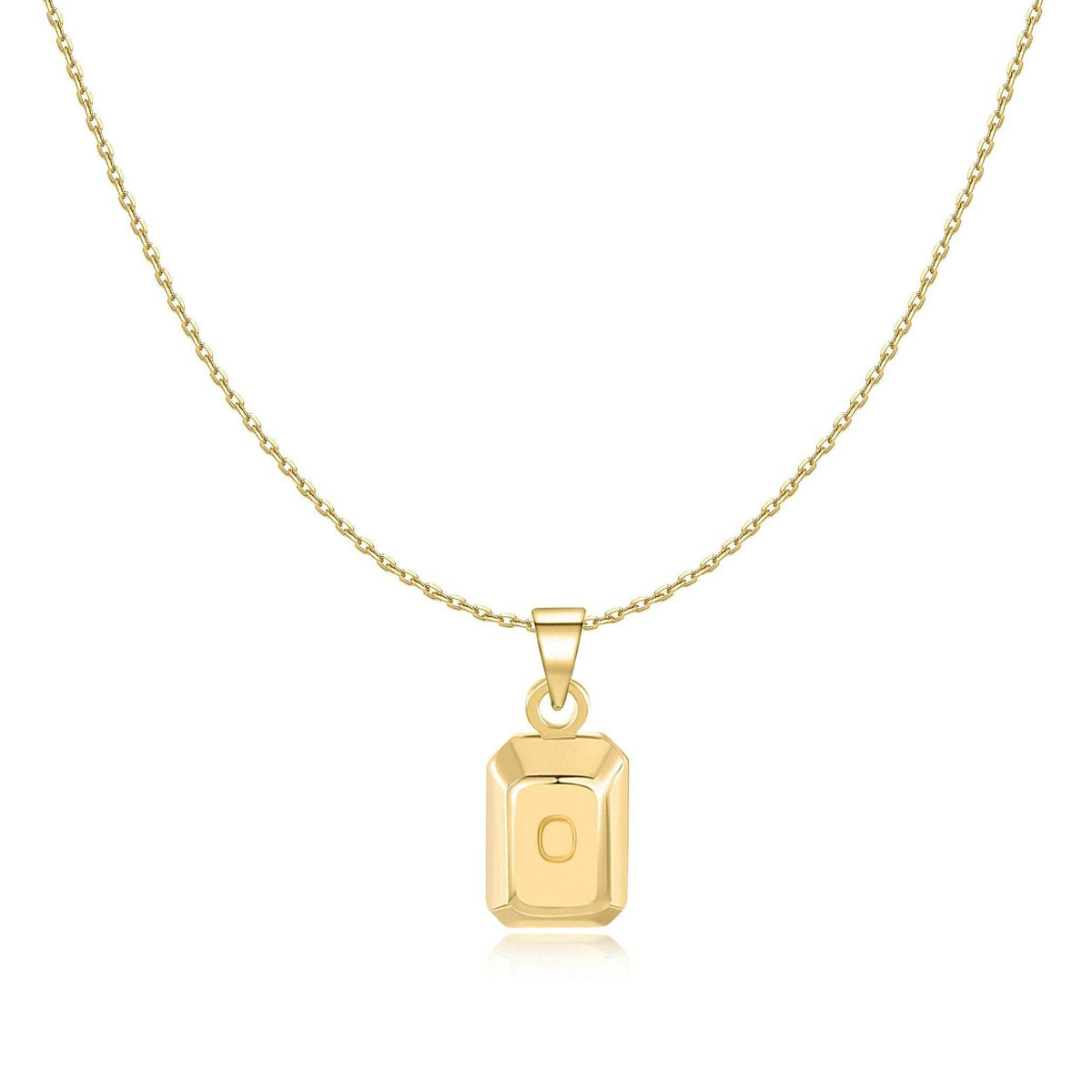 "Initialer Ingot" Halskette - Emily Schmuck