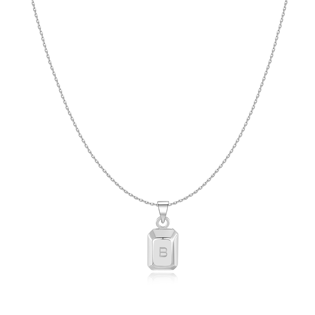"Initialer Ingot" Halskette - Emily Schmuck
