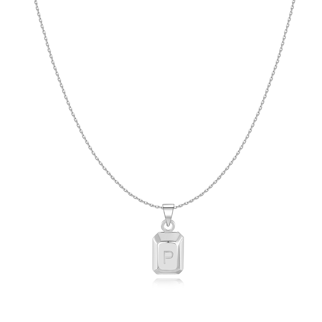 "Initialer Ingot" Halskette - Emily Schmuck