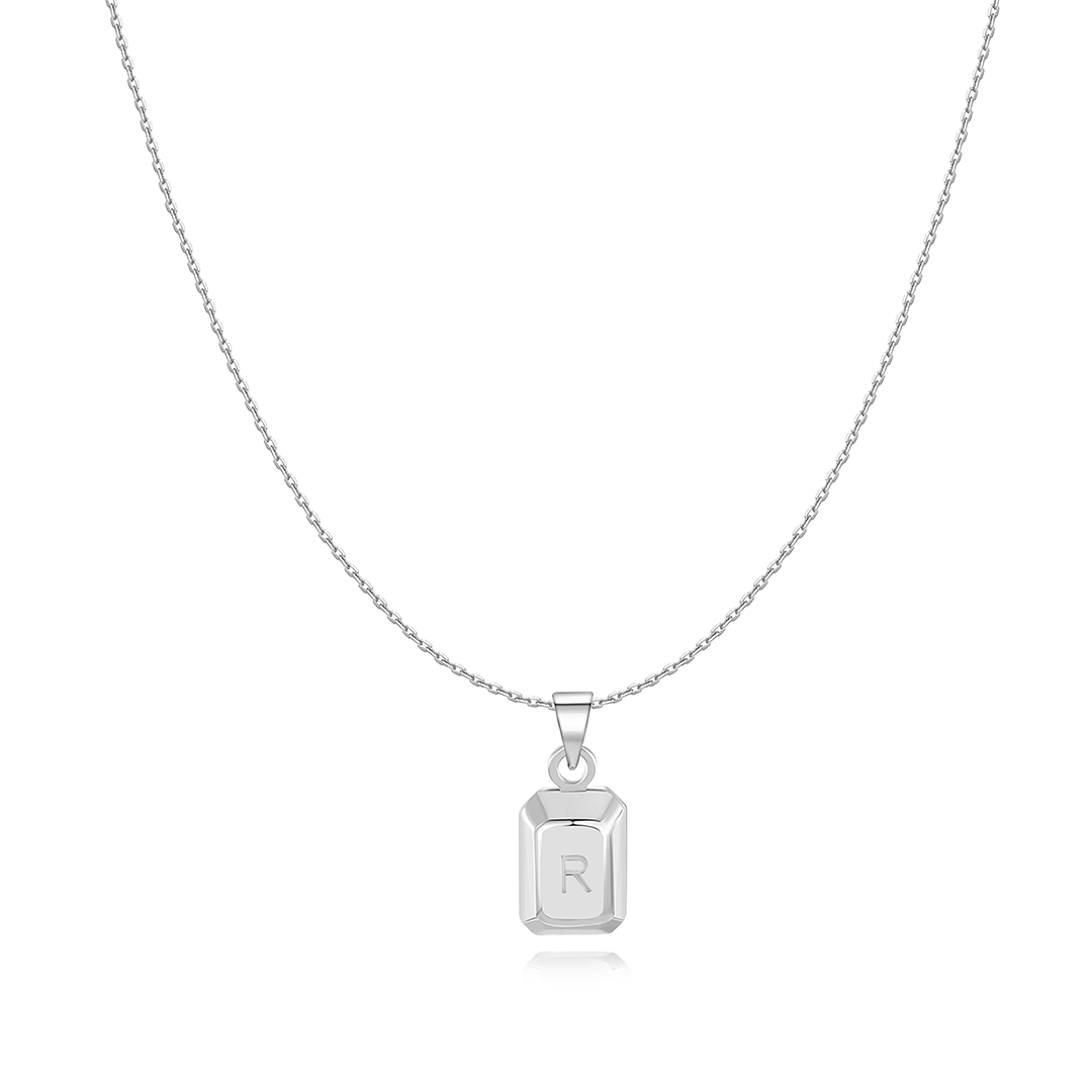 "Initialer Ingot" Halskette - Emily Schmuck