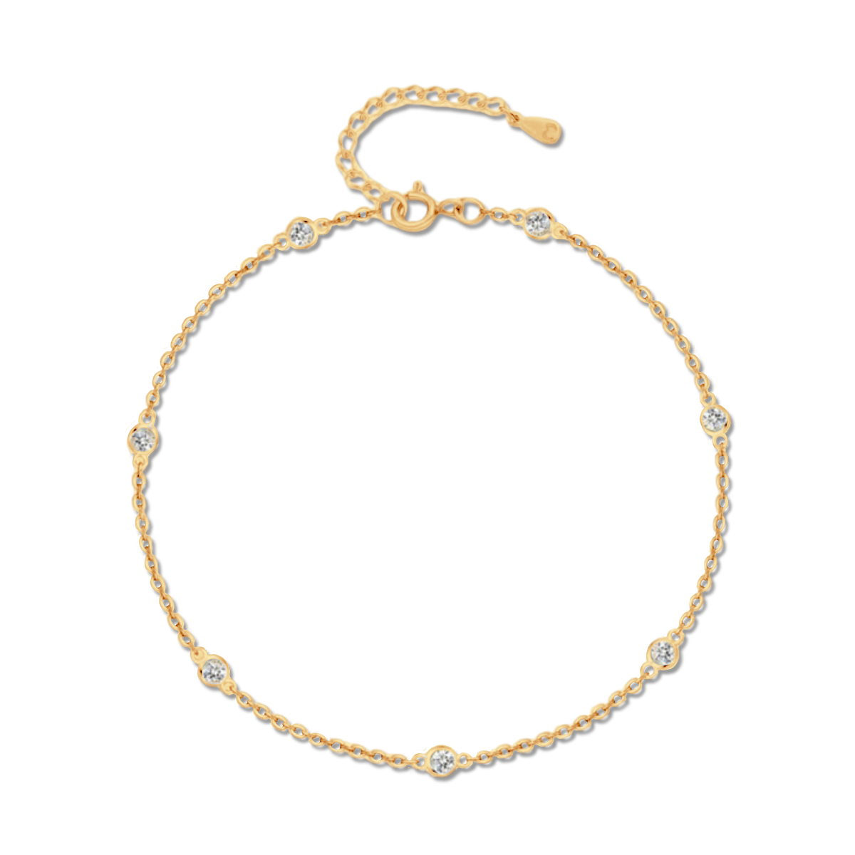 Diamanten Fußkettchen - Emily Schmuck