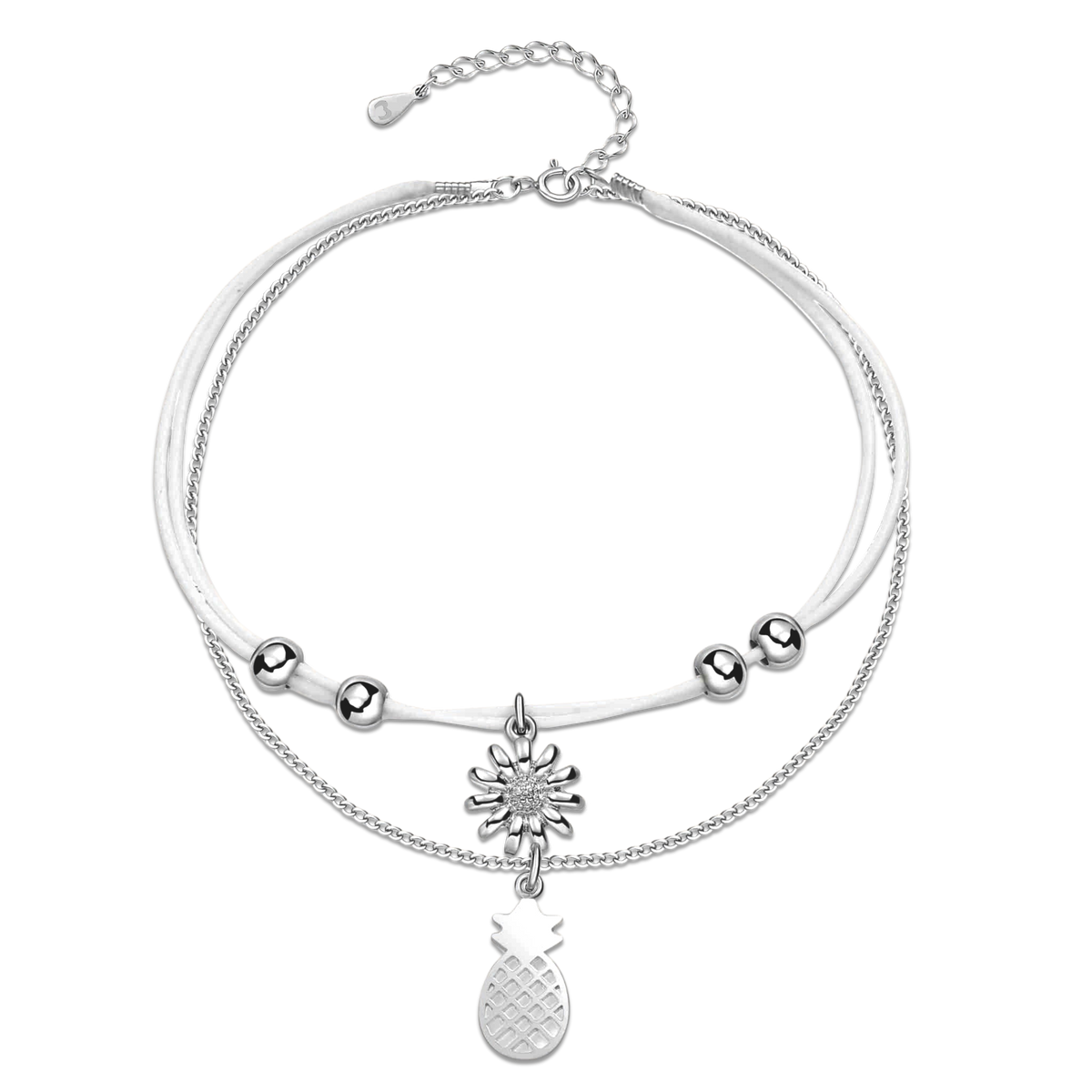 Reine Natur Fußkettchen - Emily Schmuck