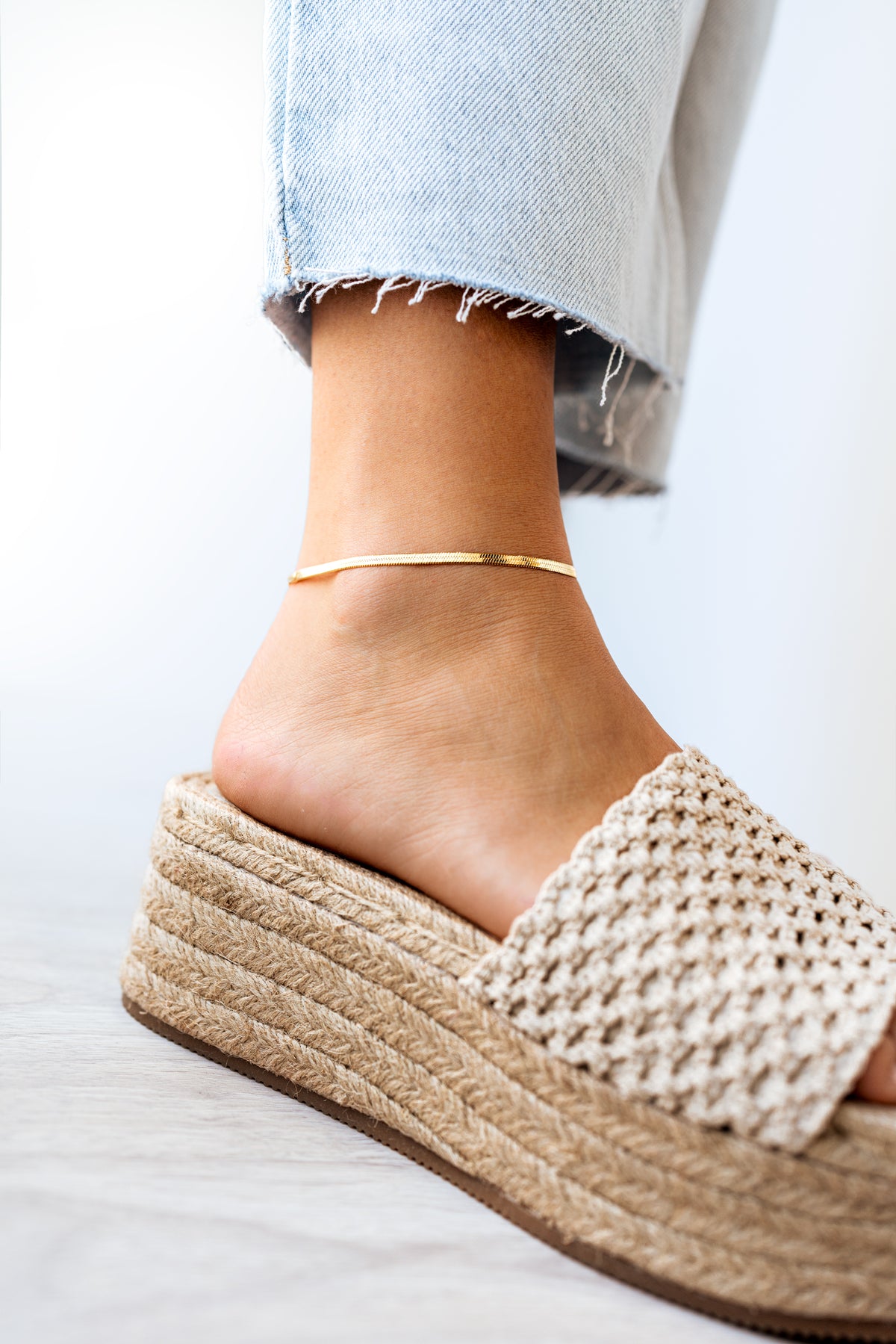 "Taylor 3MM" Fußkettchen - Emily Schmuck