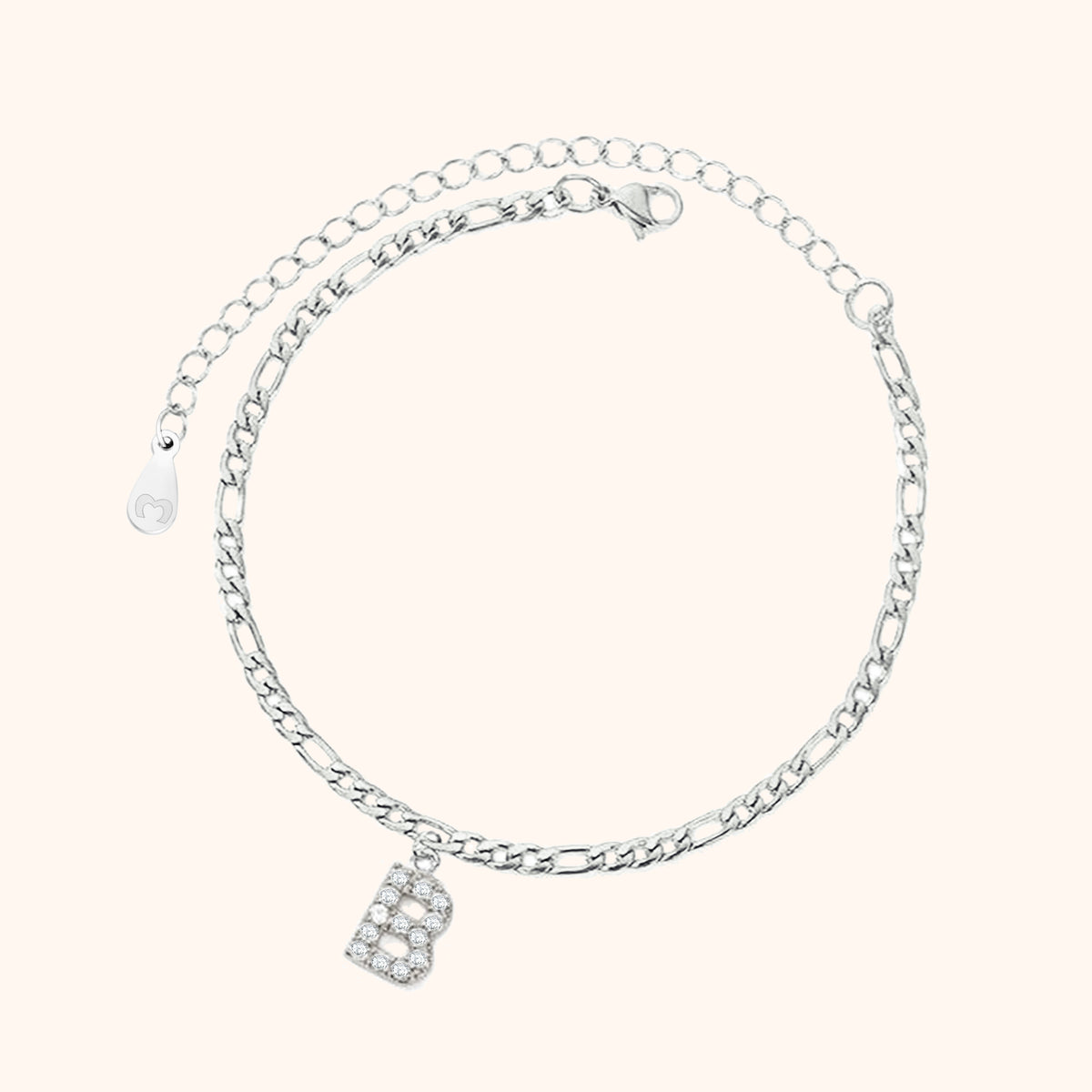 Initialen Fußkettchen - Emily Schmuck
