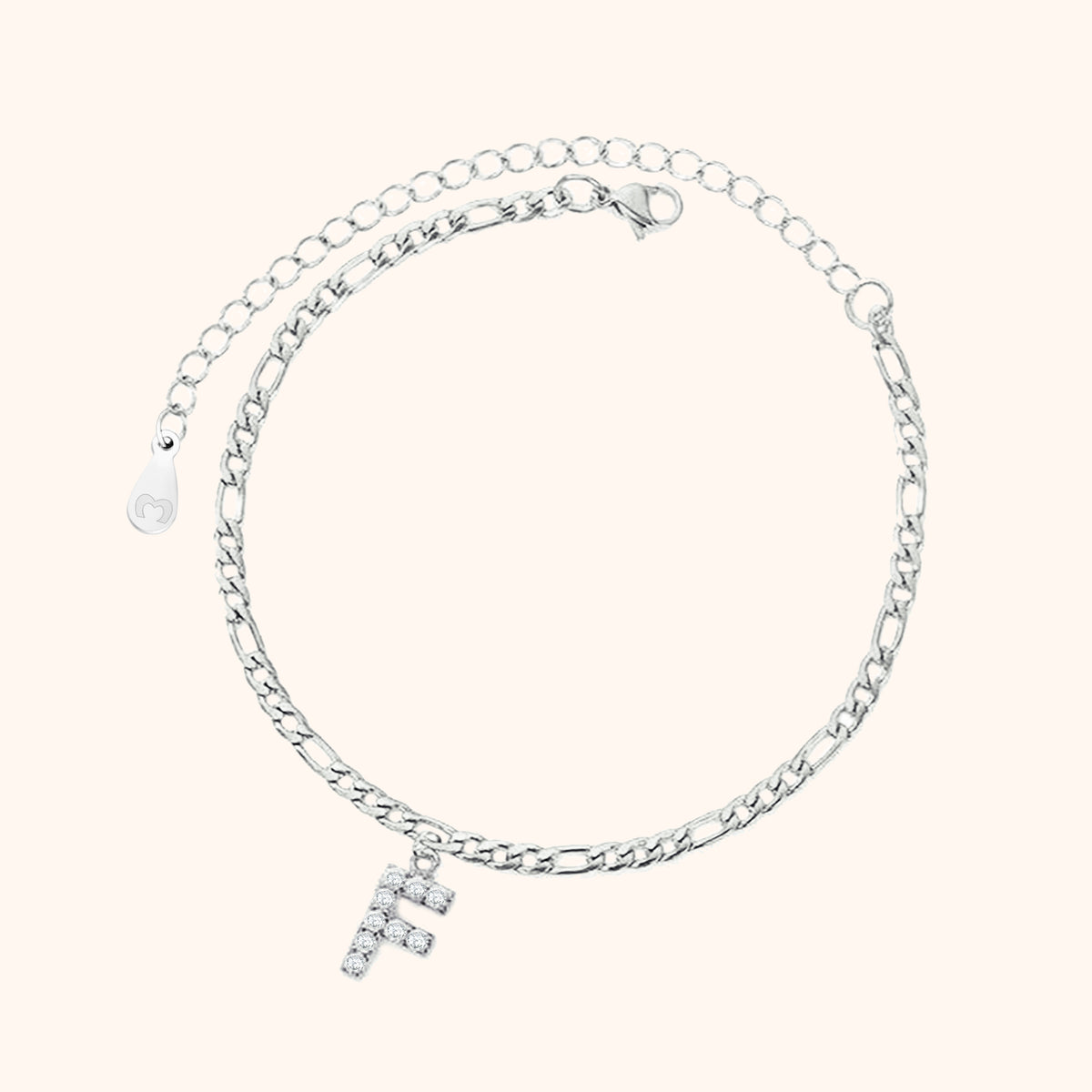 Initialen Fußkettchen - Emily Schmuck