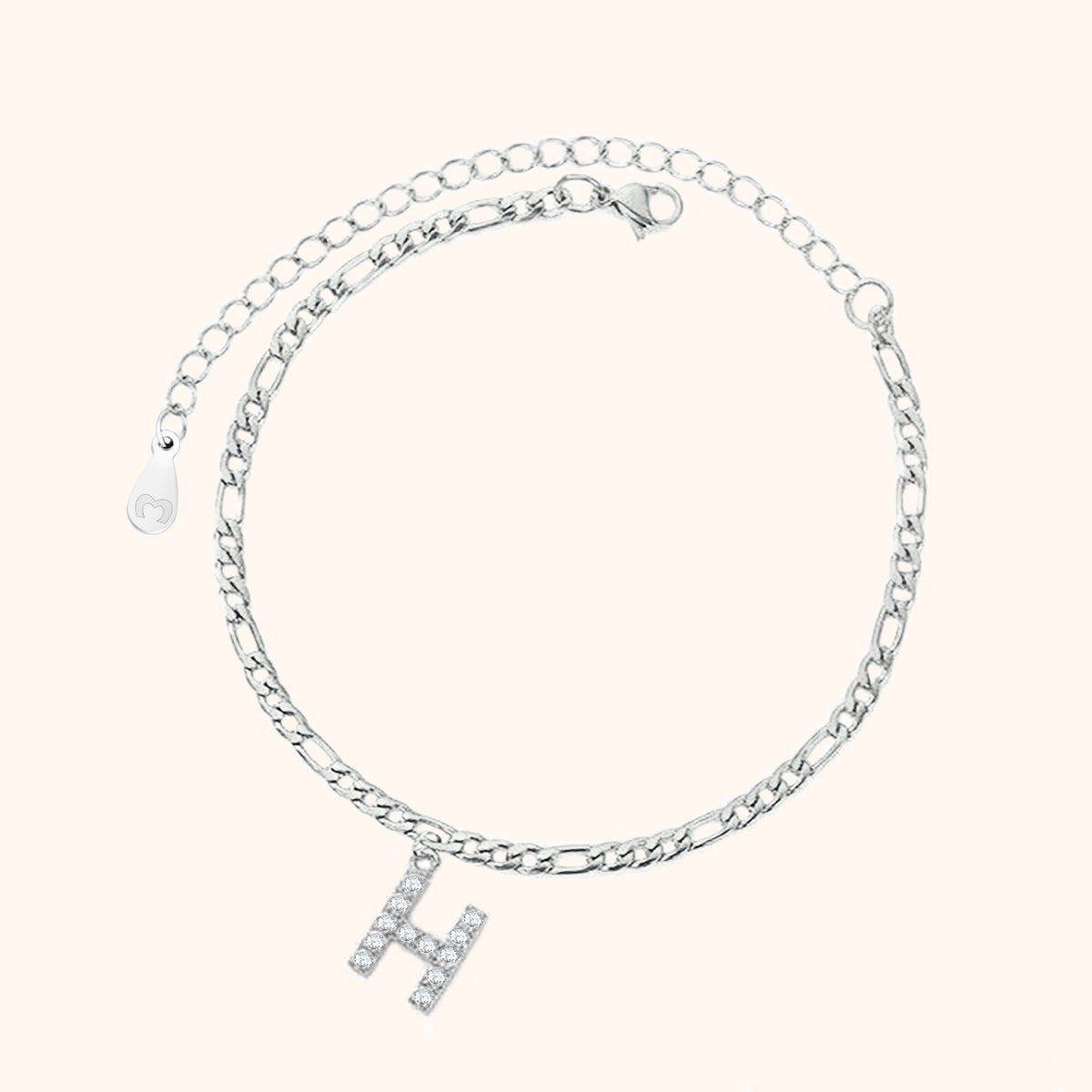 Initialen Fußkettchen - Emily Schmuck