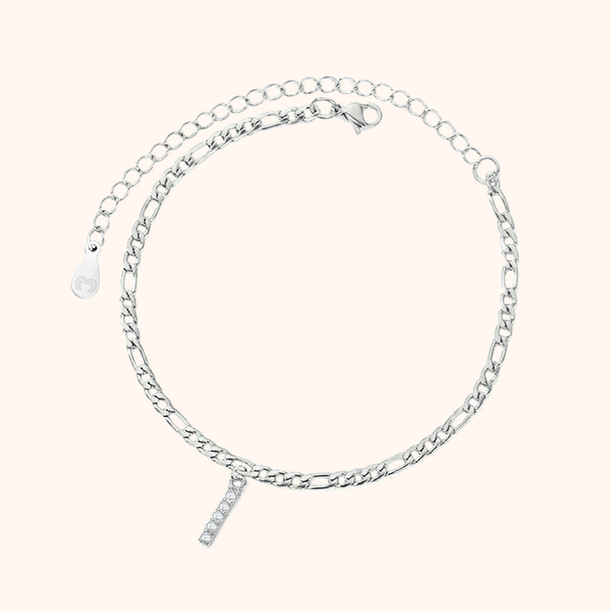 Initialen Fußkettchen - Emily Schmuck