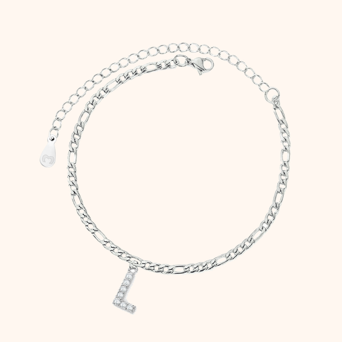Initialen Fußkettchen - Emily Schmuck