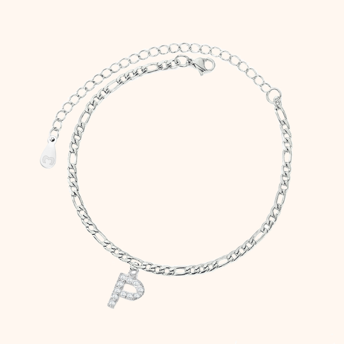 Initialen Fußkettchen - Emily Schmuck