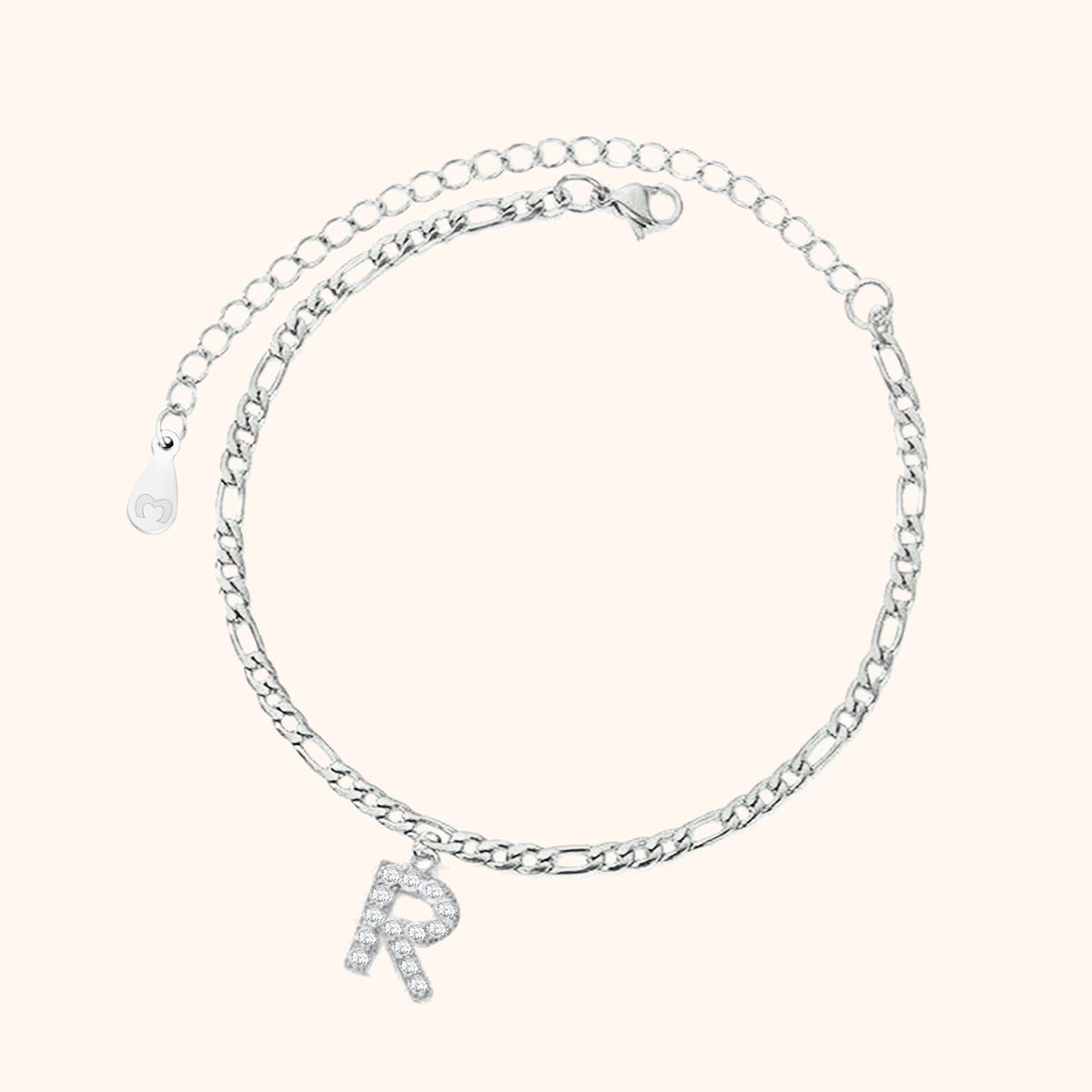 Initialen Fußkettchen - Emily Schmuck