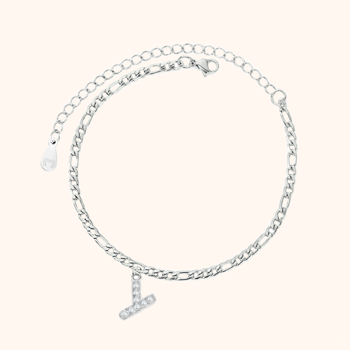 Initialen Fußkettchen - Emily Schmuck