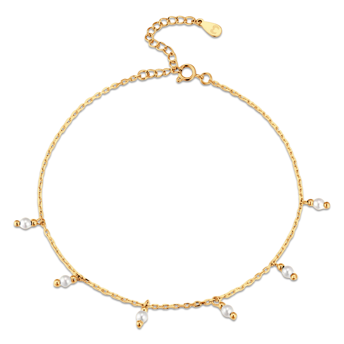 Perle Albar Fußkettchen - Emily Schmuck