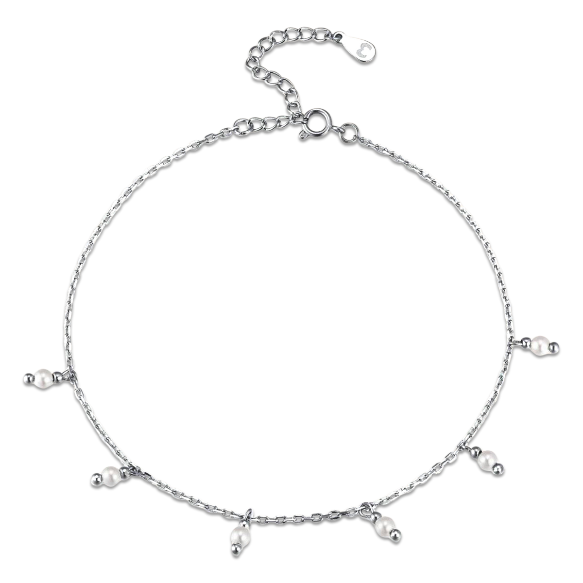 Perle Albar Fußkettchen - Emily Schmuck