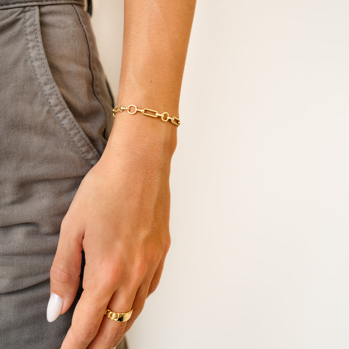"Glied und Kreis" Armband - Emily Schmuck
