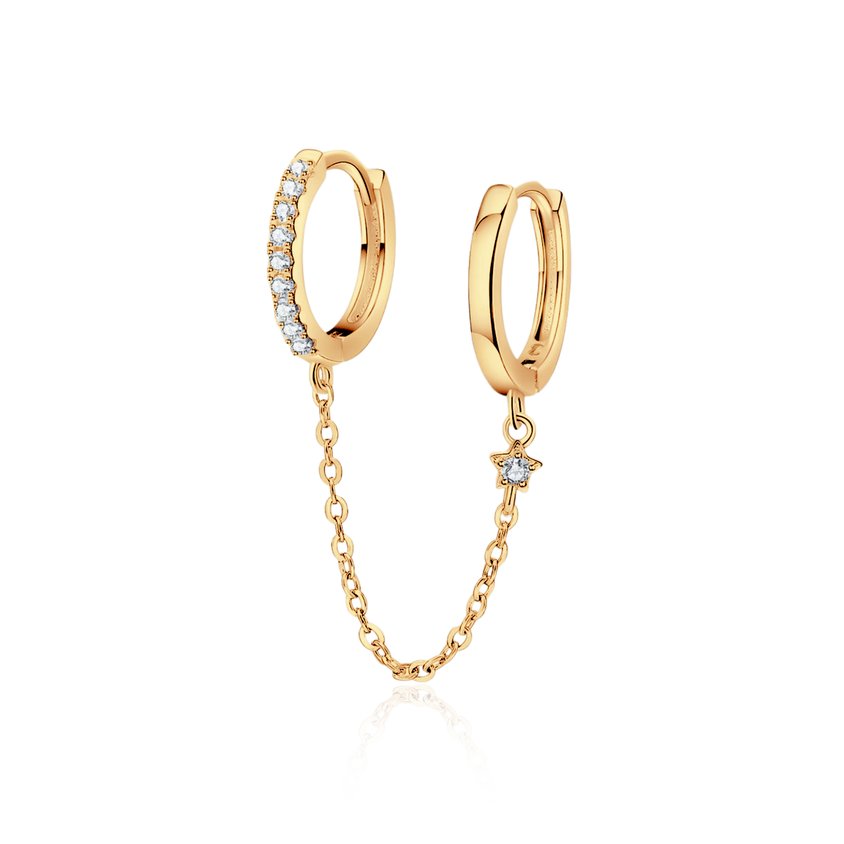 Ring Kette Ohrringe - Emily Schmuck