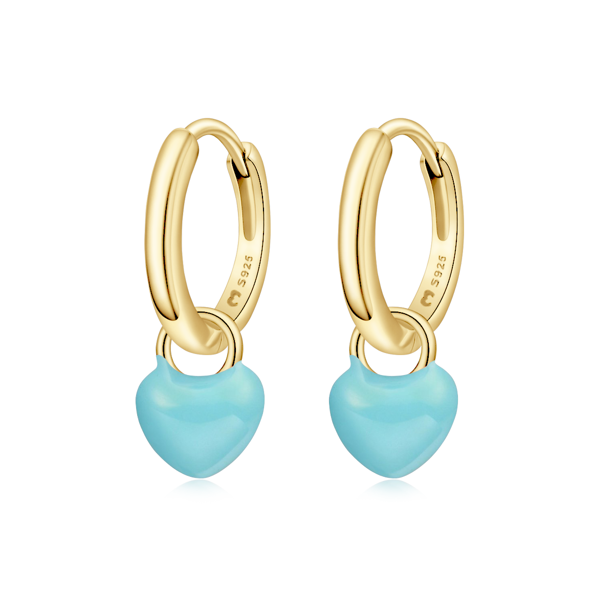 Herz Ringe Ohrringe - Emily Schmuck