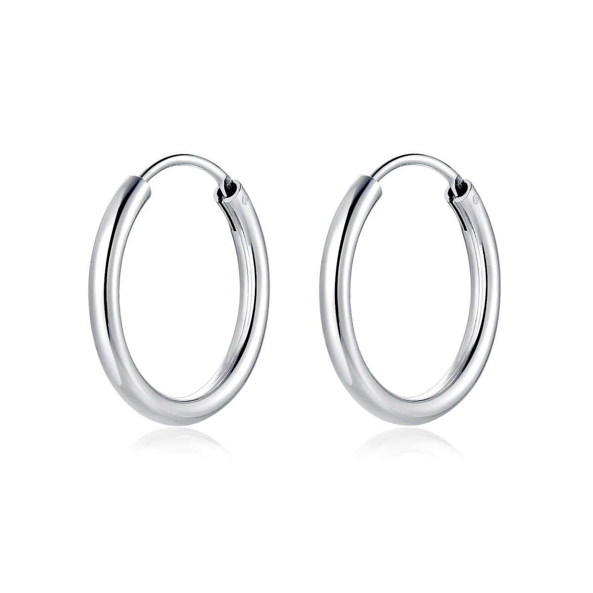 Glorietas Silber Reif-Ohrringe - Emily Schmuck