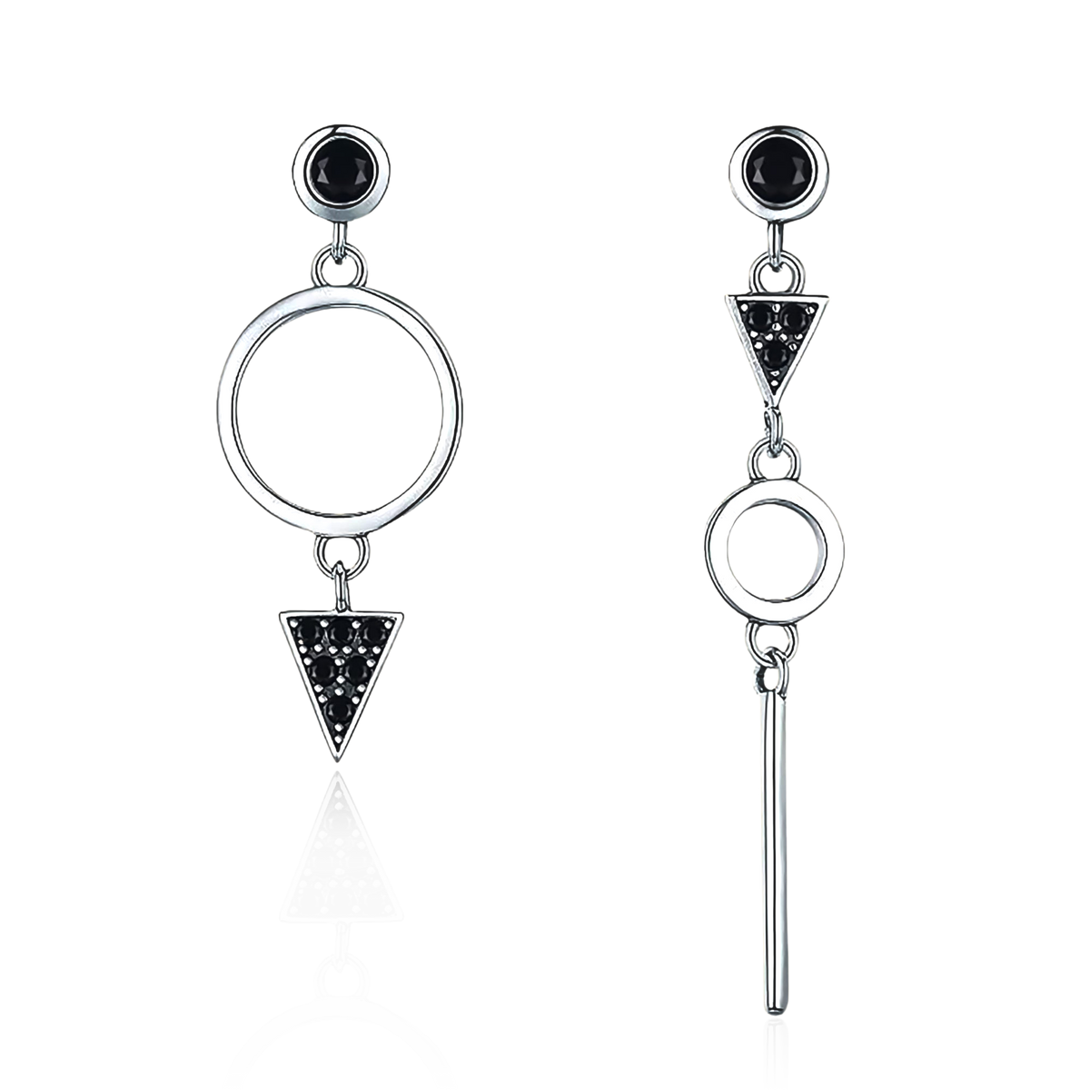 Schwarzer Spinell Ohrringe - Emily Schmuck