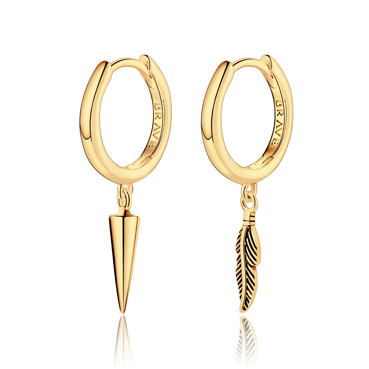 Erratisch BRAVE Herren-Ohrringe - Emily Schmuck