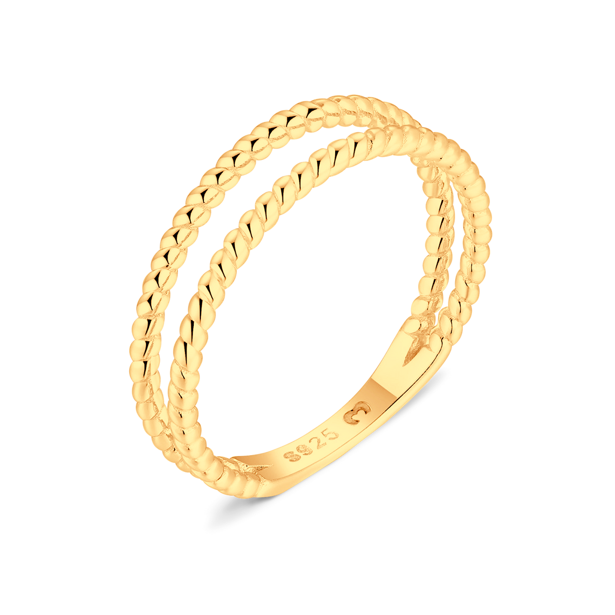Geflochtene Leinen Ring - Emily Schmuck
