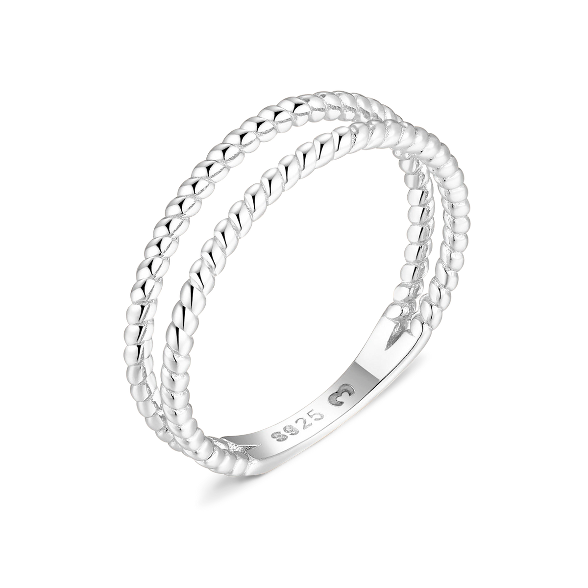 Geflochtene Leinen Ring - Emily Schmuck