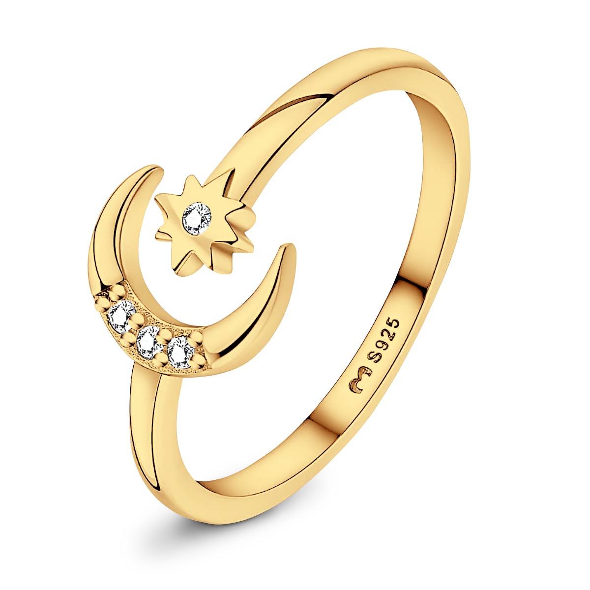 Mond und Sonne Ring - Emily Schmuck