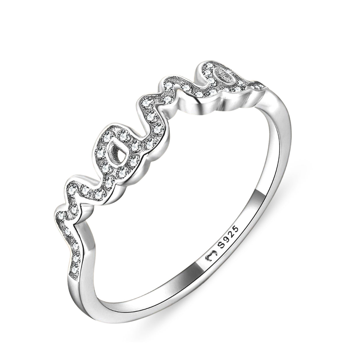 Mama Glitzer Ring